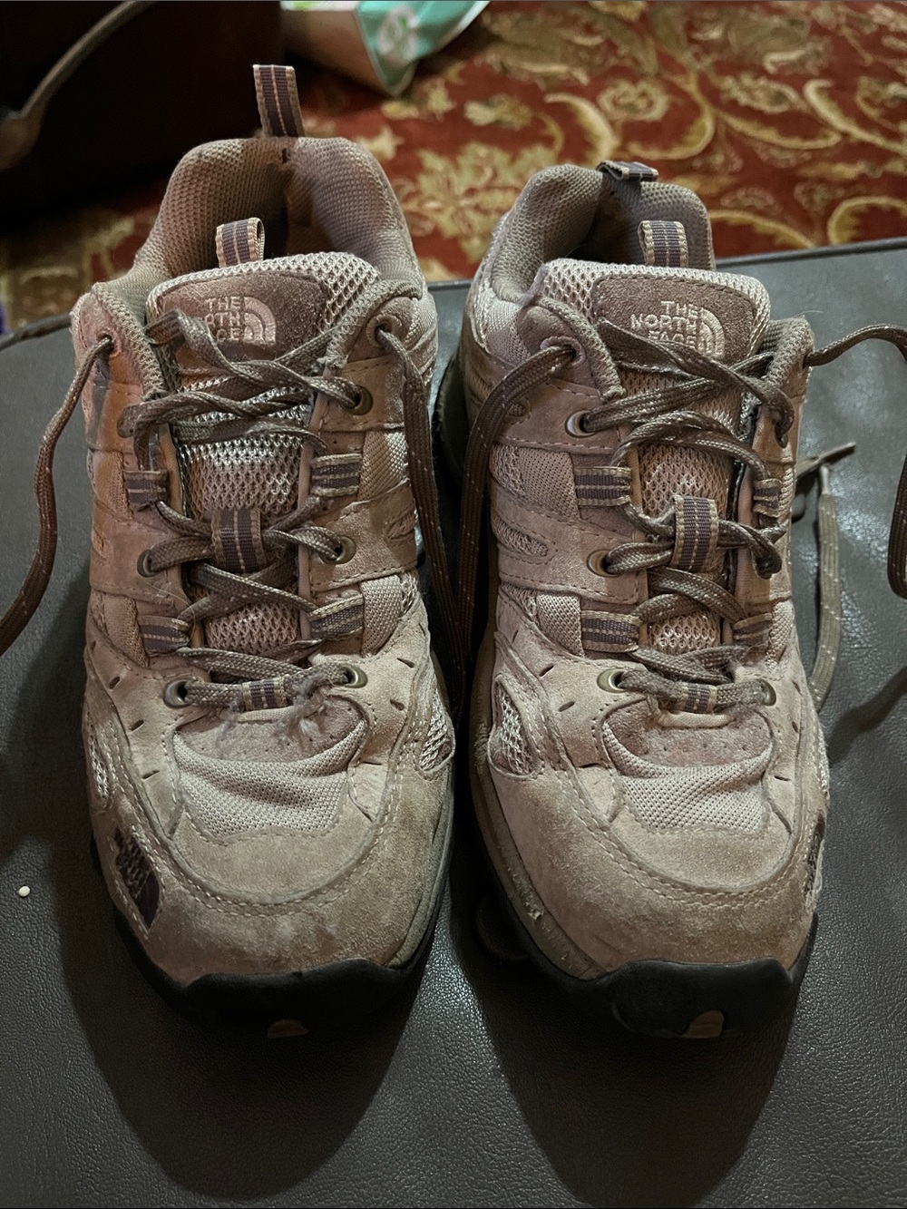 The North Face Women’s Taupe Suede Trail Sneakers